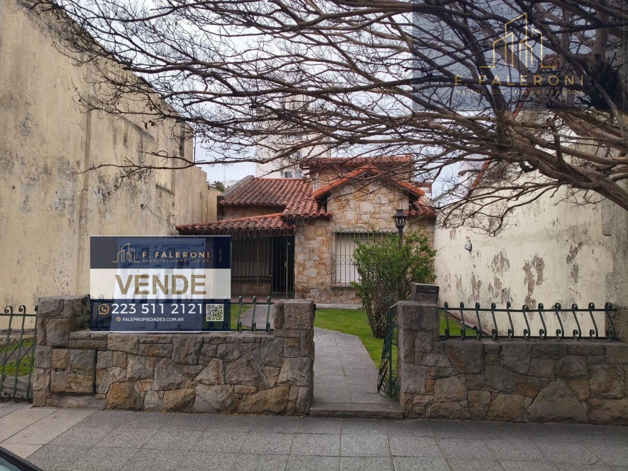 LOTE DE 299 M2 CON CHALET A RECICLAR. B° POMPEYA